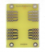 Dual Mounting / Breakout PCB For Cinemag / Jensen 8-Pin Input Transformers. C14