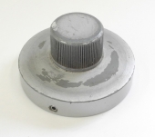 Used Ampex ATR-100 Silver Capstan Knob 4100086-02, Worn Paint. AP