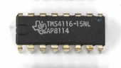NOS Unused Texas Instruments TI TMS4116-15NL 4116 RAM IC. B113