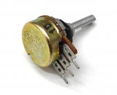 1/2/5/10/20/50/100/200/500 K/M Ohm Potentiometers Lin/Log/Switched/Single/Dual