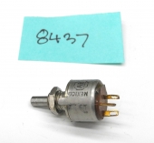 "NOS A-B 5K Reverse Log Taper Pot 1/4"" Bushing 1/8"" Round Shaft WA1G028S502BA. PD"