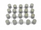 "Lot Of 20 Gray Round Schadow Switch Buttons Caps, .35"" Diameter. YO"