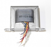 Bauer BT-123-DM Quadfilar 600 Ohm Line Output Transformer, 1:1 or 1:2 Ratio. TR