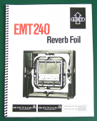 Complete Owners Manual For EMT 240 Gold Foil Plate Reverb. MN