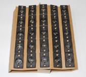 Lot Of 25 Unused NOS Neutrik NC3MP-B Gold / Black Male XLR Panel Connectors. XZ