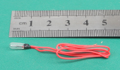 New 6.3V 50ma 40mm Grain Of Wheat Lamp With 140mm Wire Leads, Tested. L2