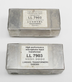 One Used Working Lundahl LL7903 Mic Input Transformer, And One w/Broken Pin. IT