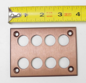 New Custom Switch Panel w/8 5/8" holes for EAO/Unimax Switches Or Other Parts HA