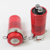 Lot Of TWO NOS 5000UF 40VDC Ring Mount Can Capacitor For EMT 250 And 251 Digital Reverbs. EX